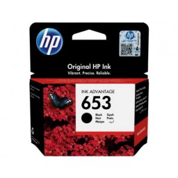 Hp 653 Siyah Orjinal Kartuş 0,36k