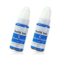 Canon gı490 Mavi Muadil Mürekkep 70 ml.