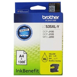 Brother lc535xl Sarı Orjinal Kartuş 1,3k
