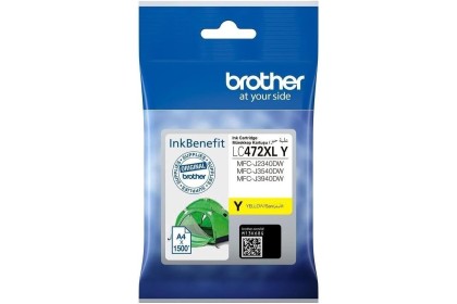 Brother lc472xl Sarı Orijinal Kartuş 1,5k