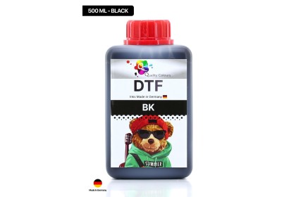 Siyah Dtf Tekstil Baskı Mürekkebi 500 ml.