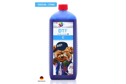 Mavi Dtf Tekstil Baskı Mürekkebi 1000 ml.