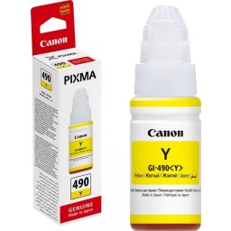 Canon gı490 Sarı Orjinal Mürekkep 70 ml. (Vakumlu Ambalaj)