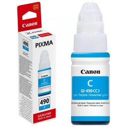 Canon gı490 Mavi Orjinal Mürekkep 70 ml. (Vakumlu Ambalaj)