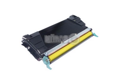 Lexmark c522 Sarı Muadil Toner 5k