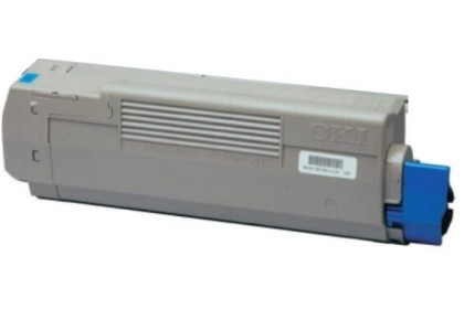 Oki c5850 Mavi Muadil Toner 6k