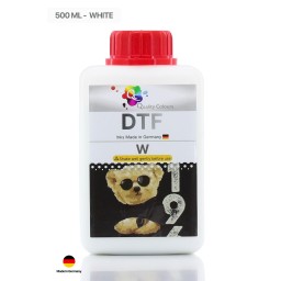Beyaz Dtf Tekstil Baskı Mürekkebi 500 ml.