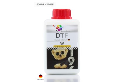 Beyaz Dtf Tekstil Baskı Mürekkebi 500 ml.